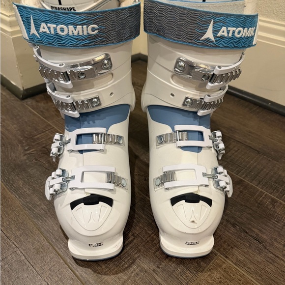 atomic Other - Women's White and Blue Atomic Ski Race Boots